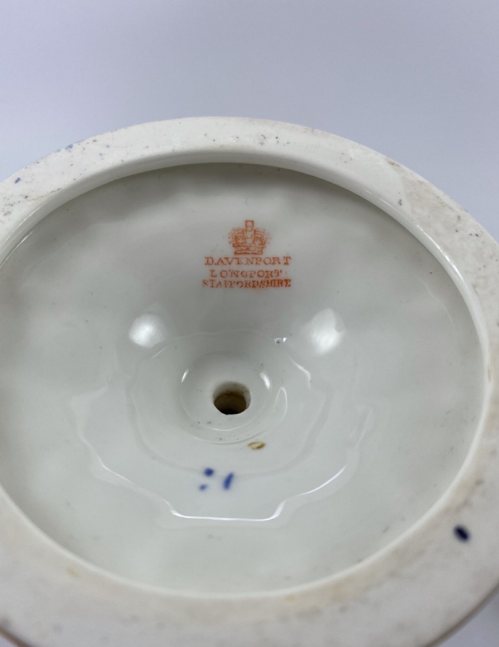 Pair Davenport porcelain vases & covers, c. 1875. View XX
