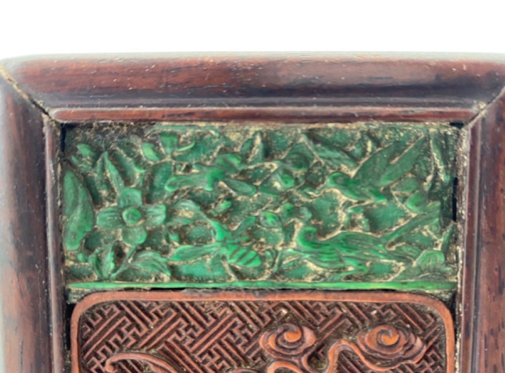 Chinese table screen. Shoulao, early 19th Century. Qing dynasty. View III
