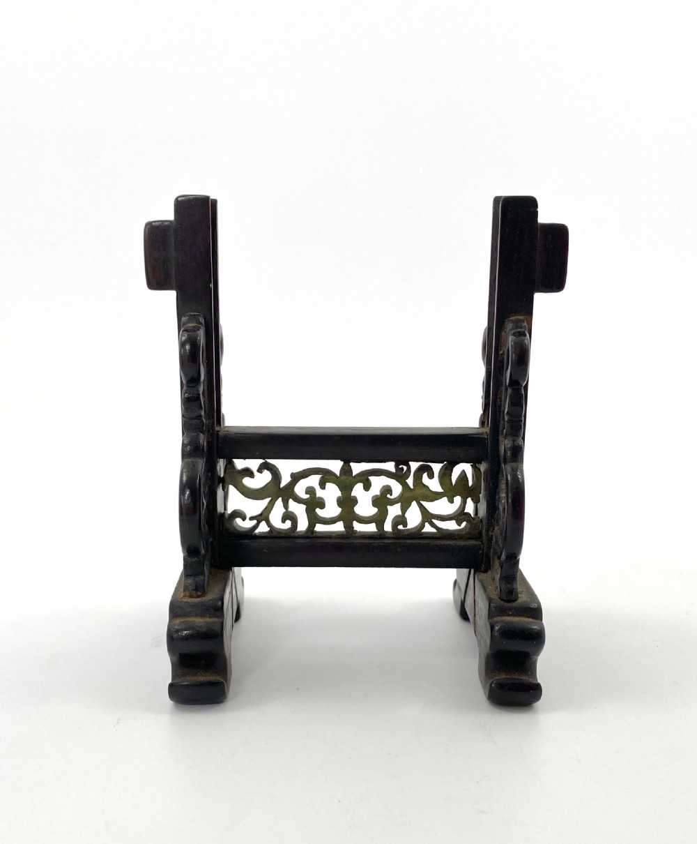Chinese table screen. Shoulao, early 19th Century. Qing dynasty. View XIII
