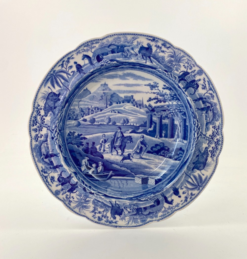 Spode ‘Caramanian series’ dish, c. 1810.