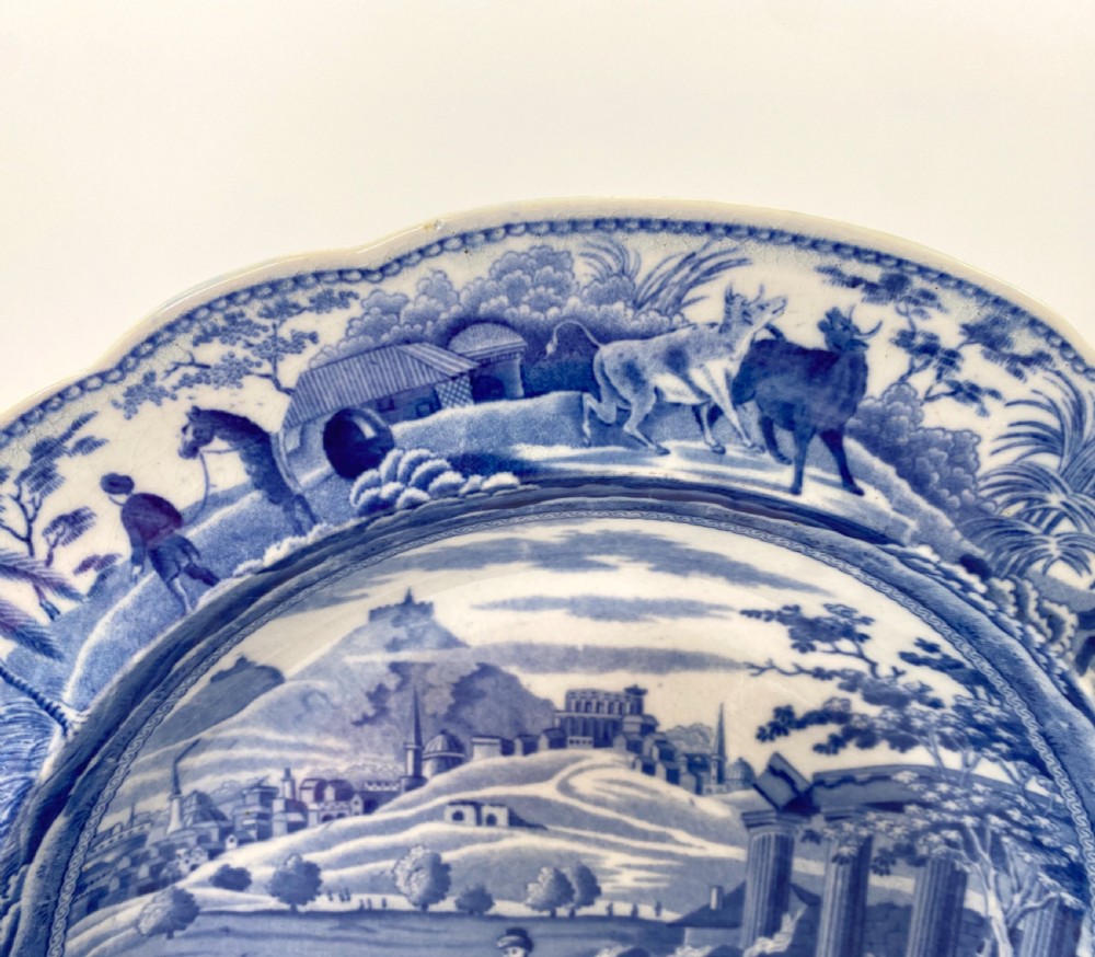 Spode ‘Caramanian series’ dish, c. 1810. View III