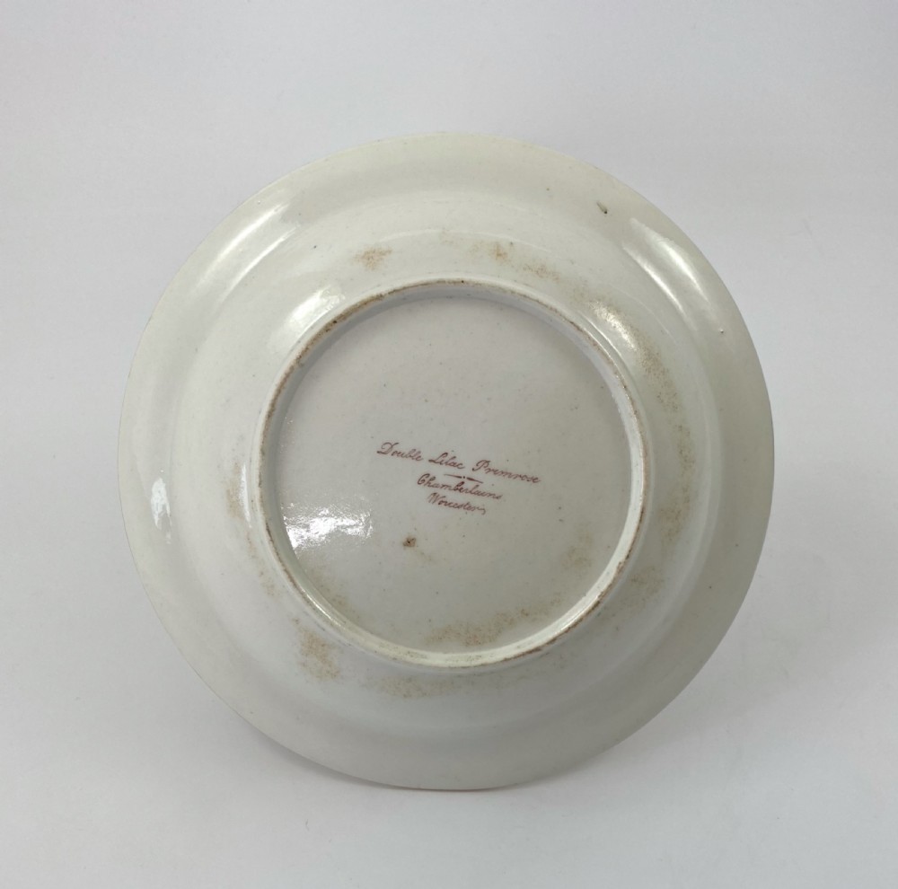 Chamberlains Worcester ‘Botanical’ dish, c. 1810. View VII
