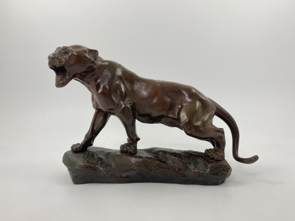 Thomas Francois Cartier bronze Panther, c. 1910.