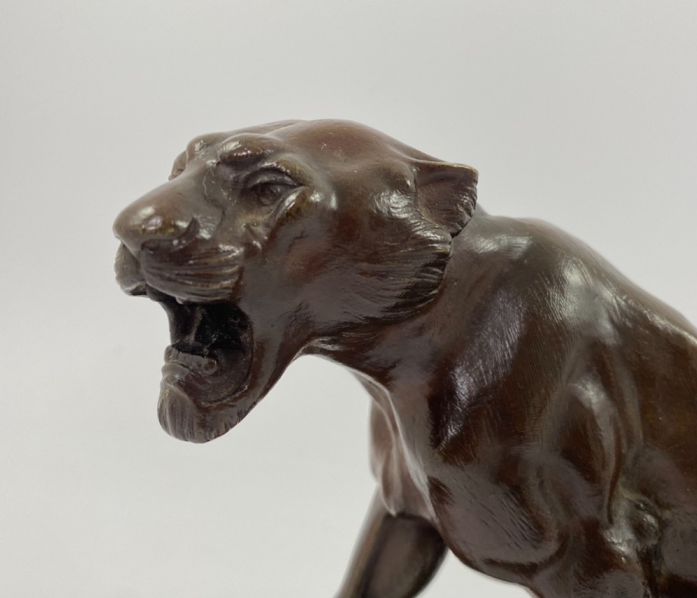 Thomas Francois Cartier bronze Panther, c. 1910. View II