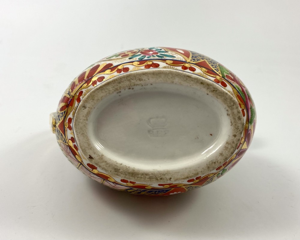 BFB Worcester porcelain ‘Imari’ cream jug, c. 1815. View VIII