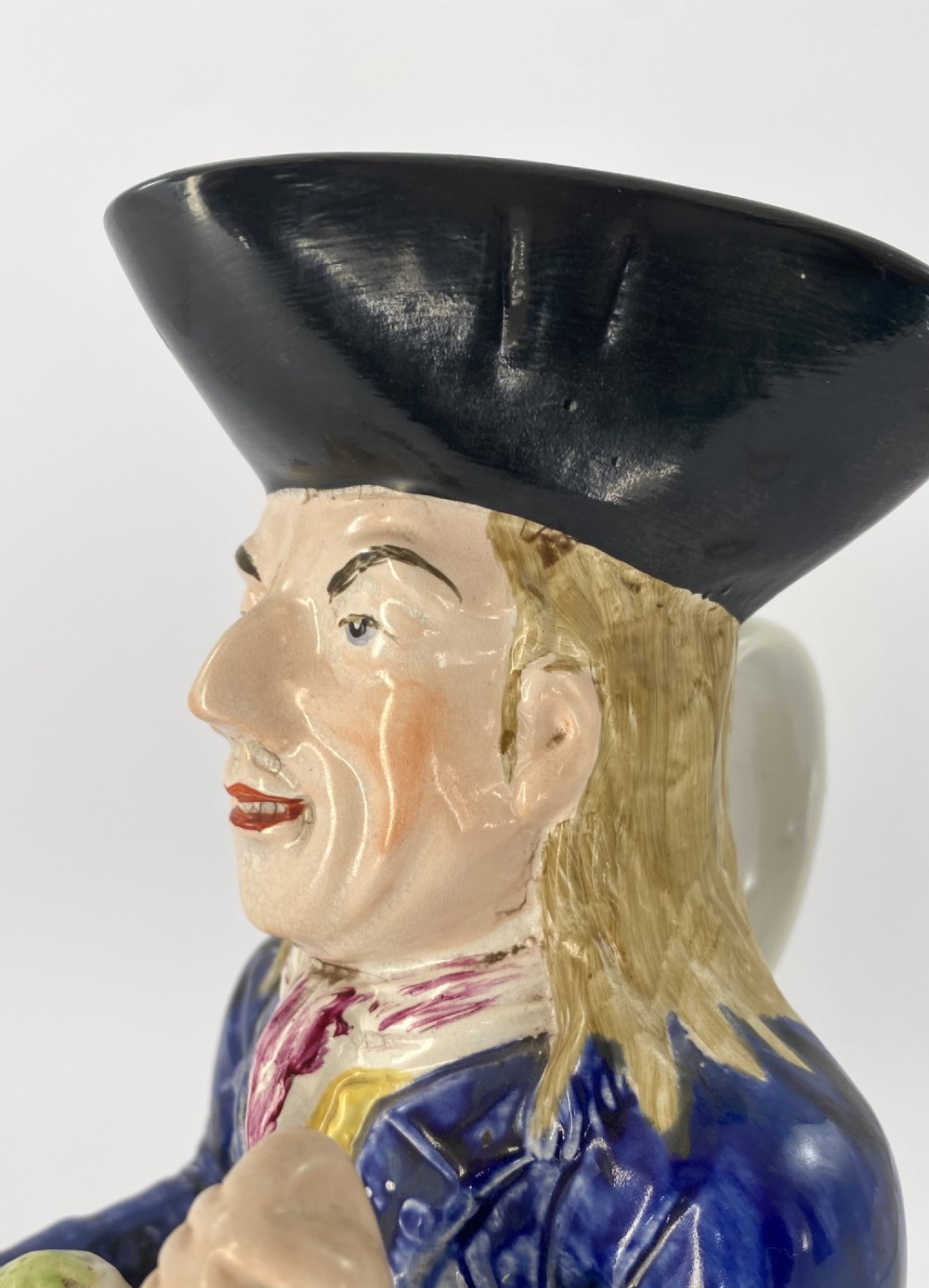 Staffordshire ‘Squire’ Toby jug. William Kent, c. 1890. View IV