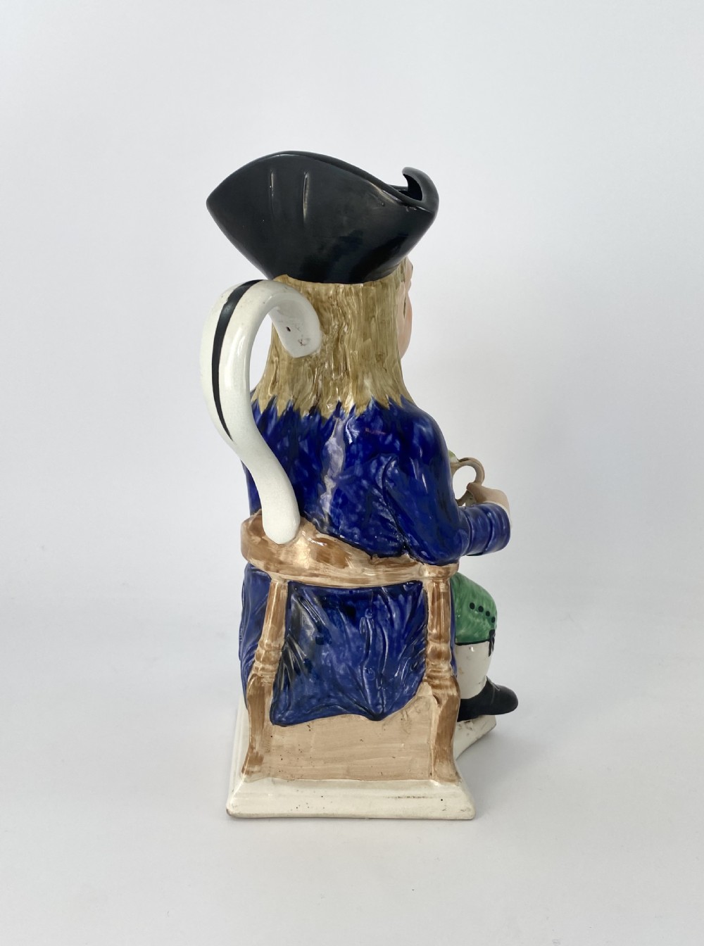Staffordshire ‘Squire’ Toby jug. William Kent, c. 1890. View V