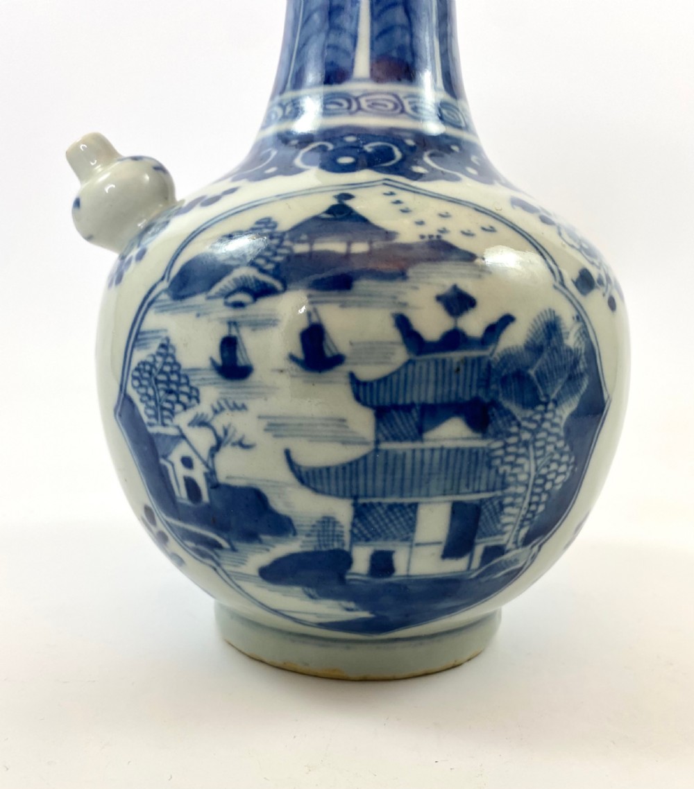 Chinese porcelain kendi, c. 1830. Qing dynasty. View VI