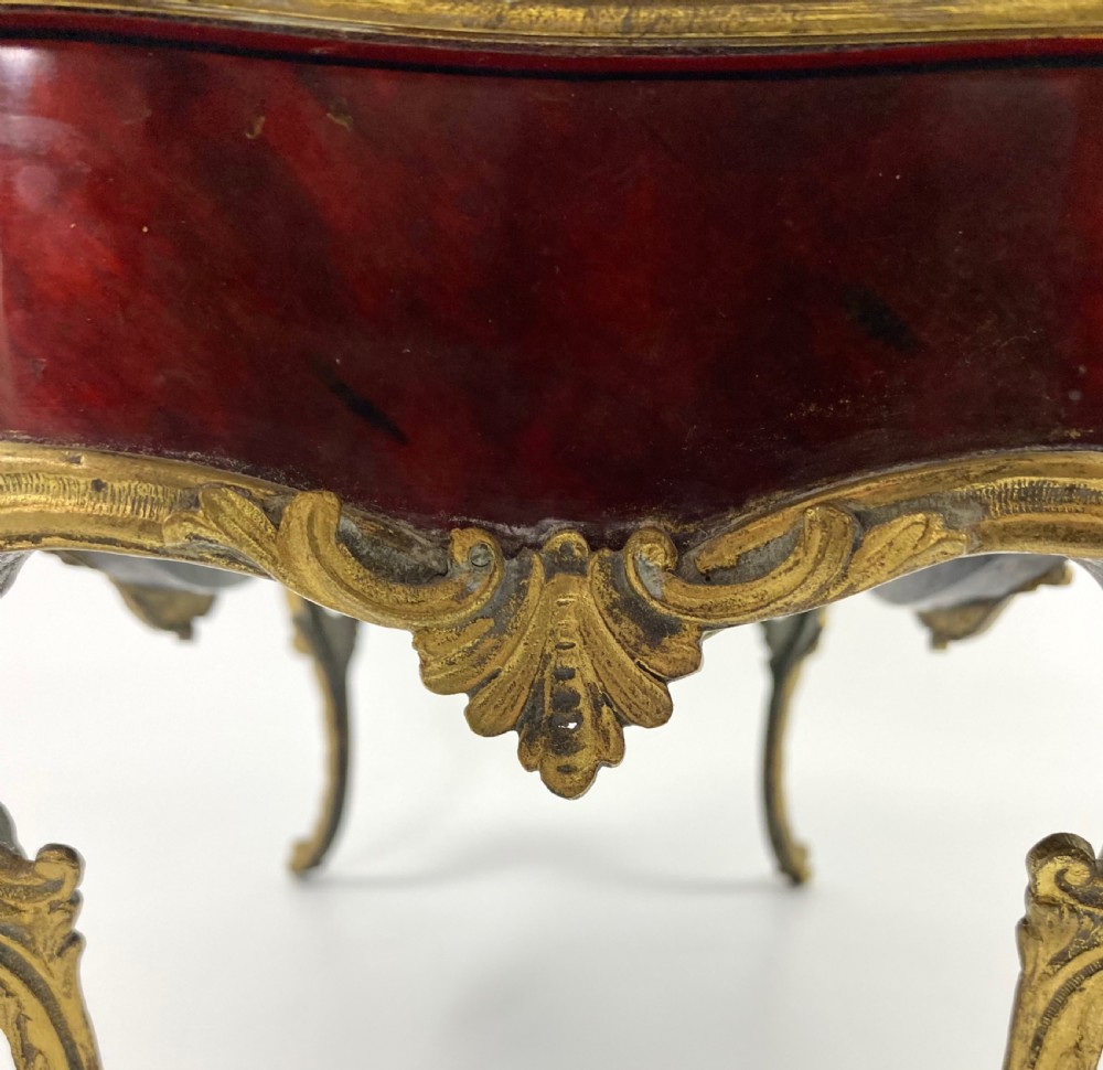 French miniature table bijouterie cabinet, c. 1900. View VII
