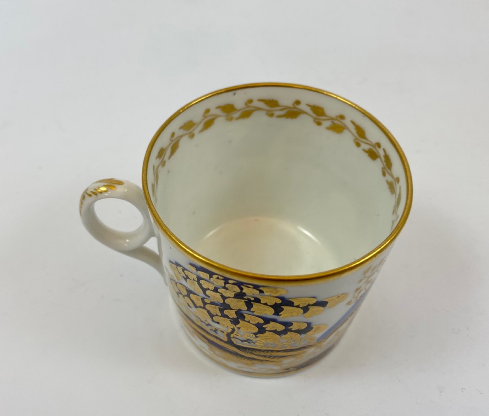 New Hall porcelain coffee can, c. 1810. View III