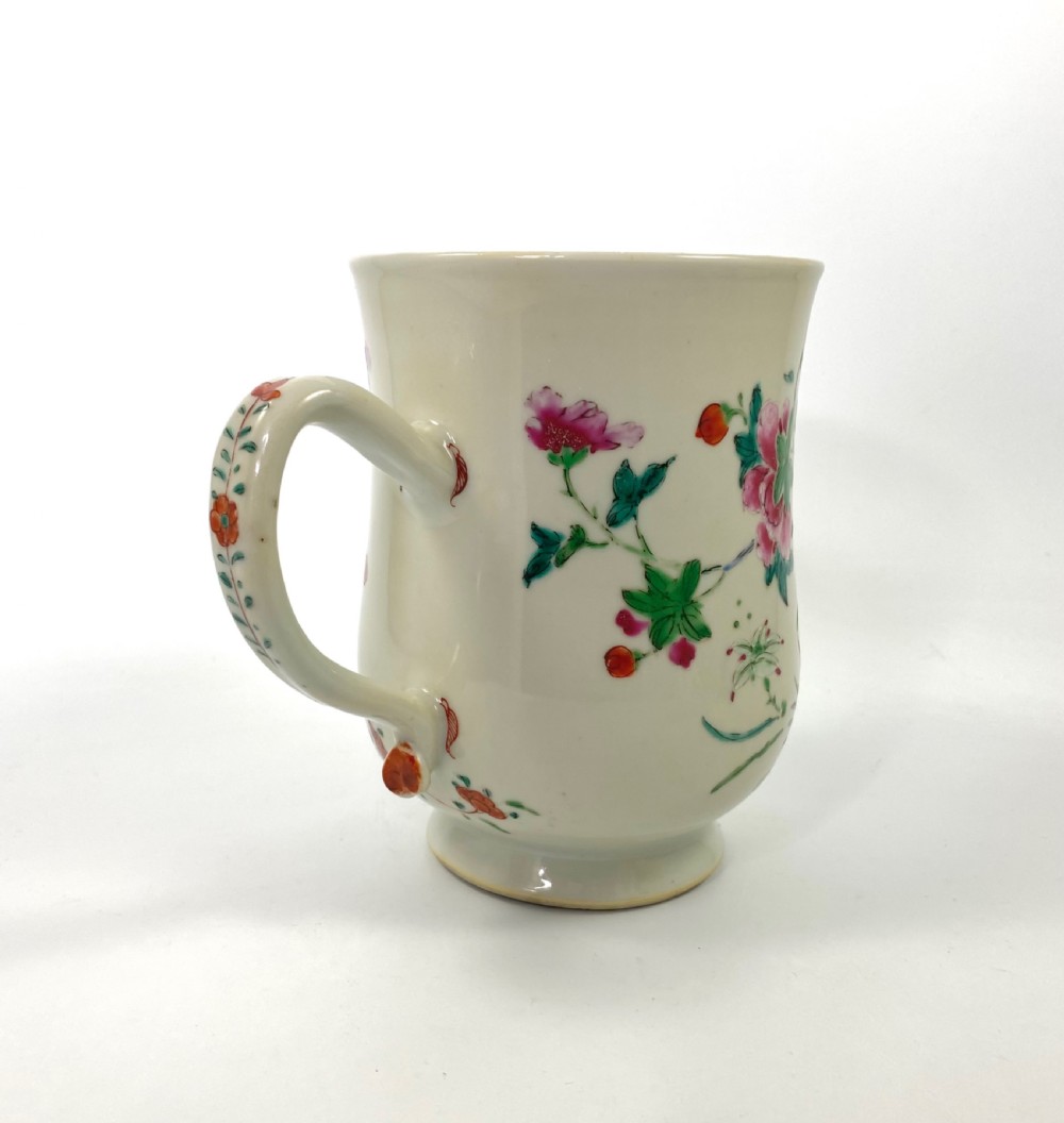 Chinese famille rose mug, c. 1760. Qianlong Period. View IV