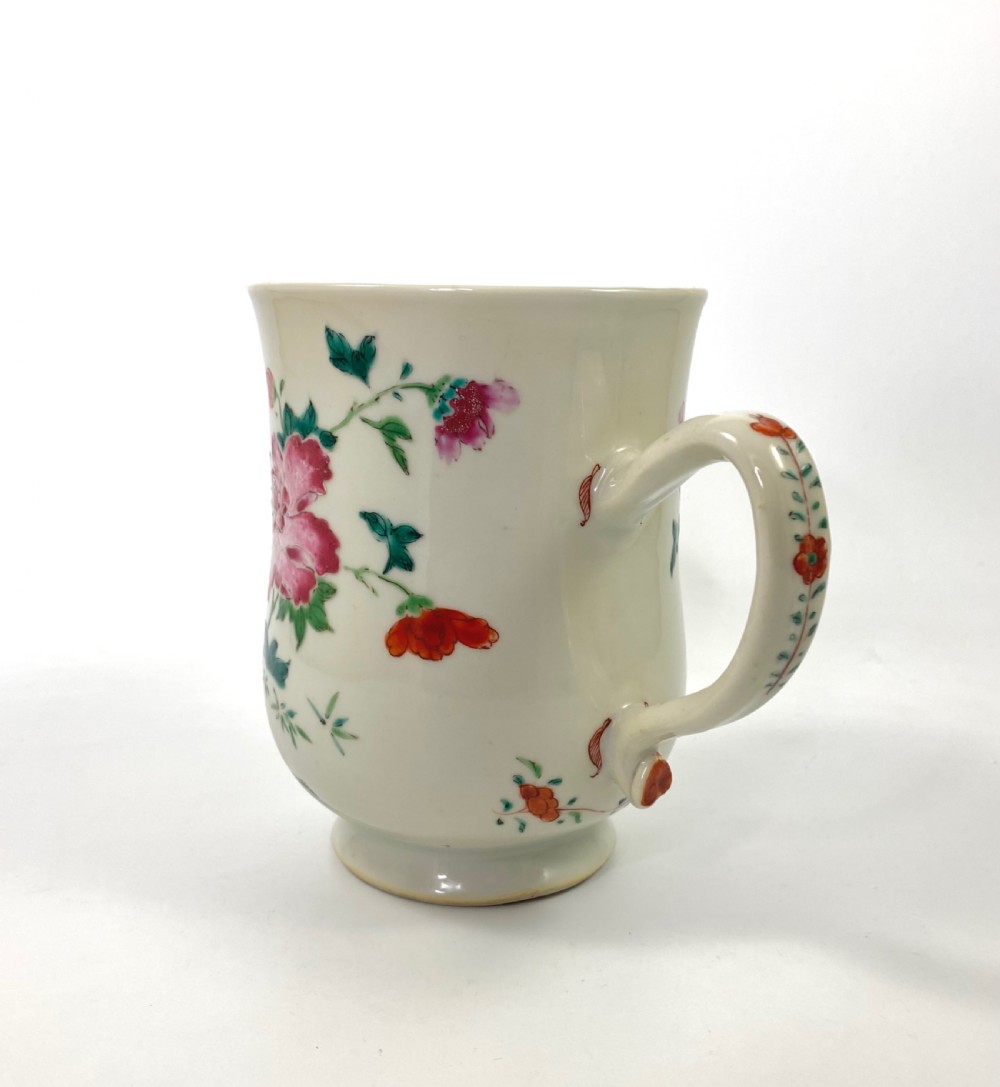 Chinese famille rose mug, c. 1760. Qianlong Period. View VII