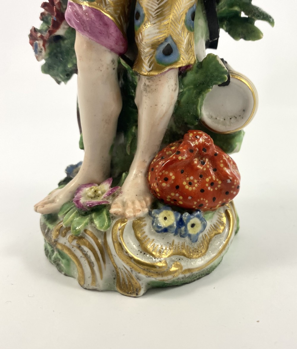 Chelsea porcelain figure of a Farmer, c. 1760. View VII