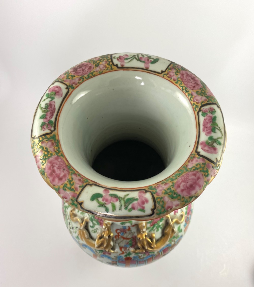 Chinese porcelain vase. Cantonese enamels, c. 1880. Guangxu Period. View XIX