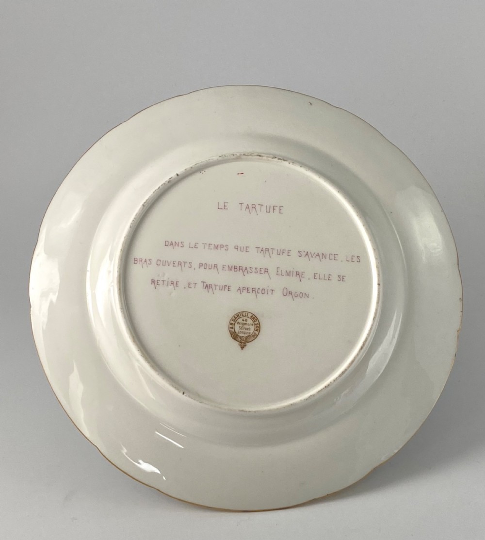 Mintons porcelain plate, signed L.E. Sieffert, c. 1880. View XI