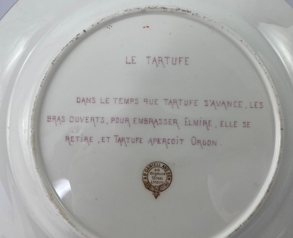 Mintons porcelain plate, signed L.E. Sieffert, c. 1880. View XIV