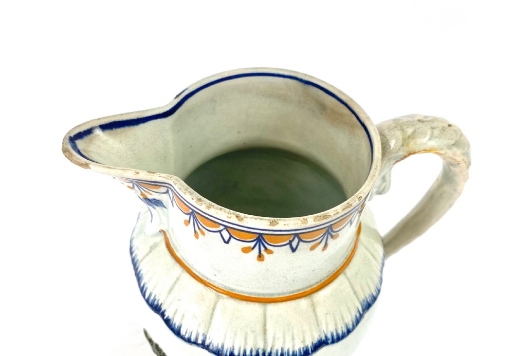 Prattware Hunting jug,  Staffordshire, c. 1810. View VIII