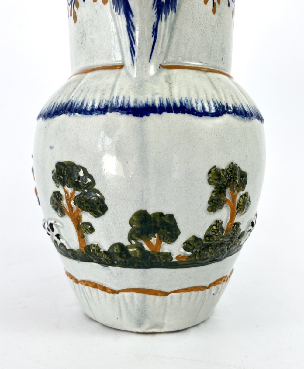 Prattware Hunting jug,  Staffordshire, c. 1810. View IX