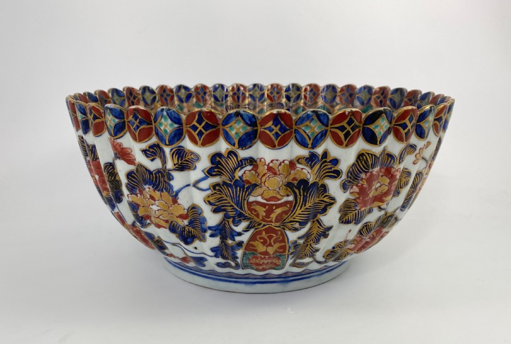 Japanese Imari  Black Ship bowl. 19th Century. View IV