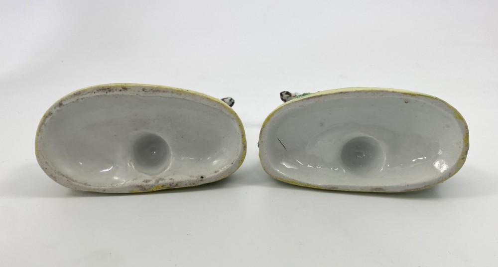 Pair Staffordshire pottery Zebra, c. 1860. View IX