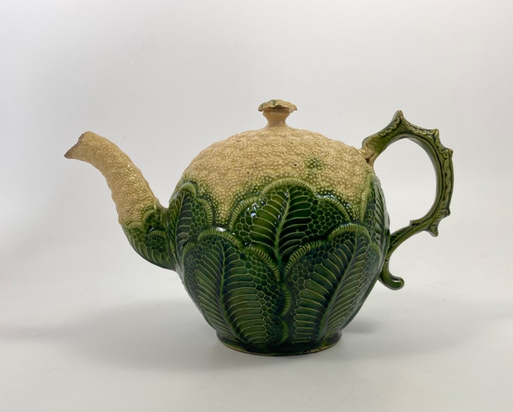 Staffordshire ‘Cauliflower’ teapot & cover, c. 1765.