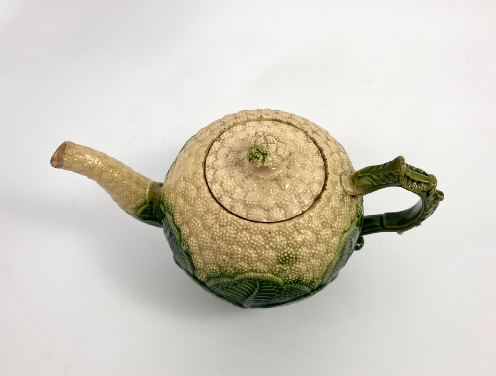 Staffordshire ‘Cauliflower’ teapot & cover, c. 1765. View V