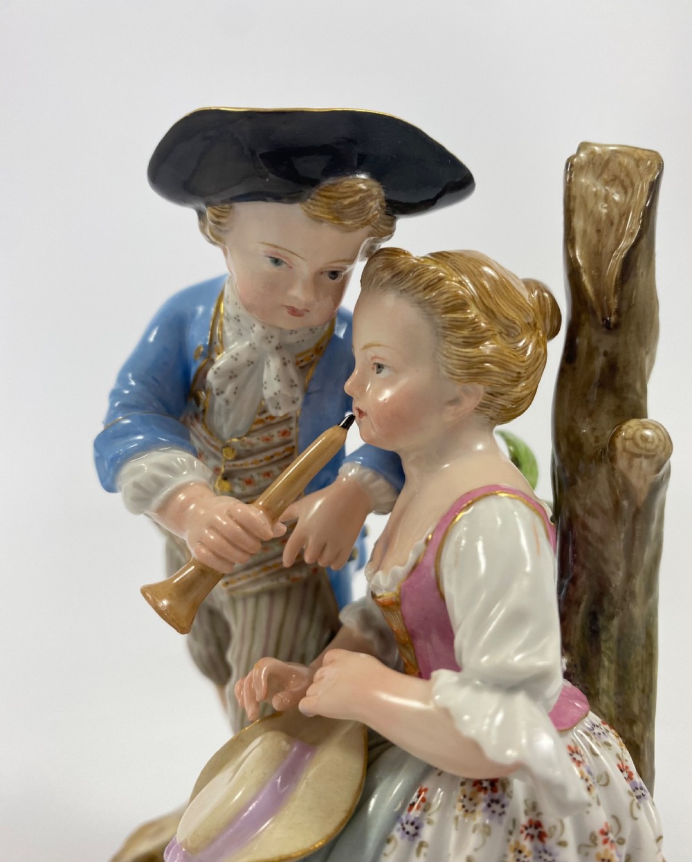 Meissen porcelain group, c. 1880. View V
