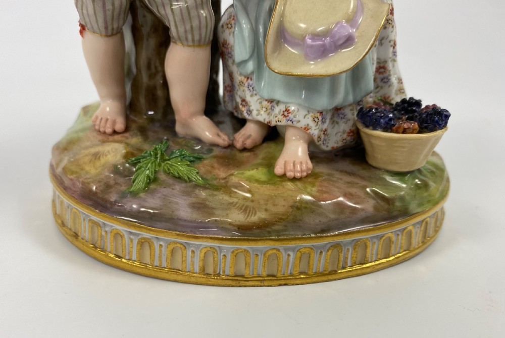 Meissen porcelain group, c. 1880. View IX