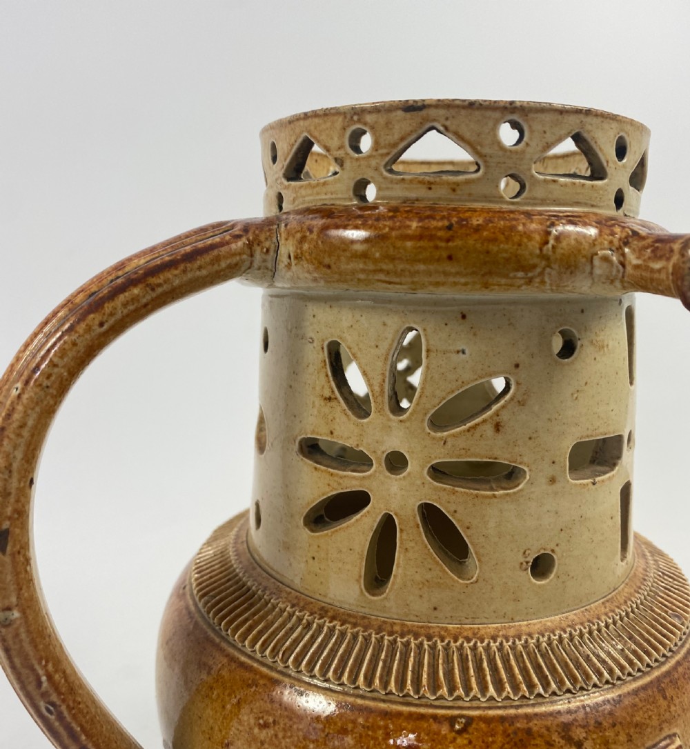 Brampton saltglazed puzzle jug, c. 1840. View VII
