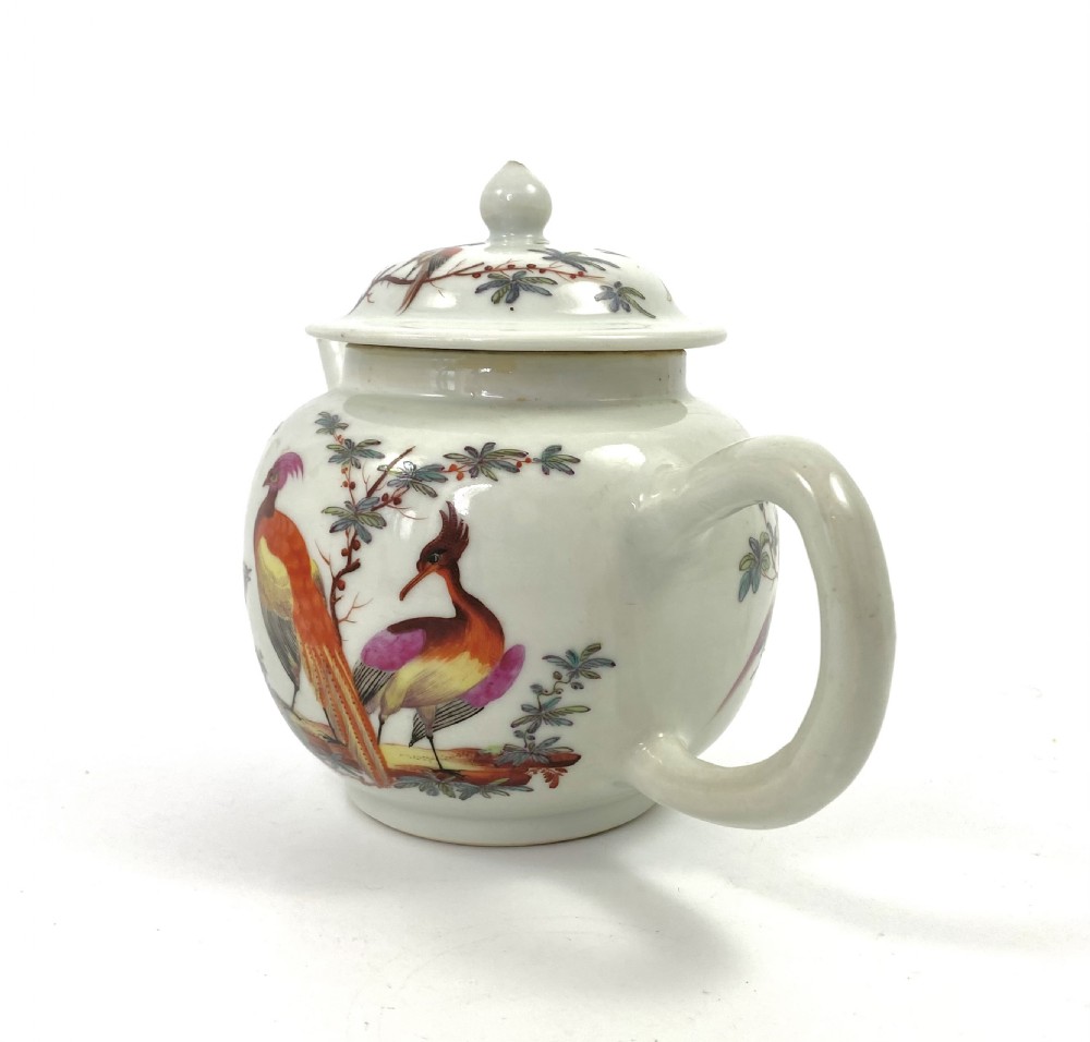 Chinese porcelain teapot. James Giles, London decoration, c. 1765. View VII