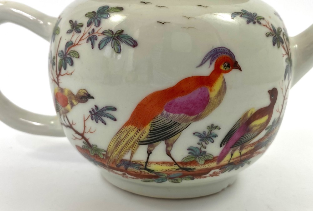 Chinese porcelain teapot. James Giles, London decoration, c. 1765. View XIII