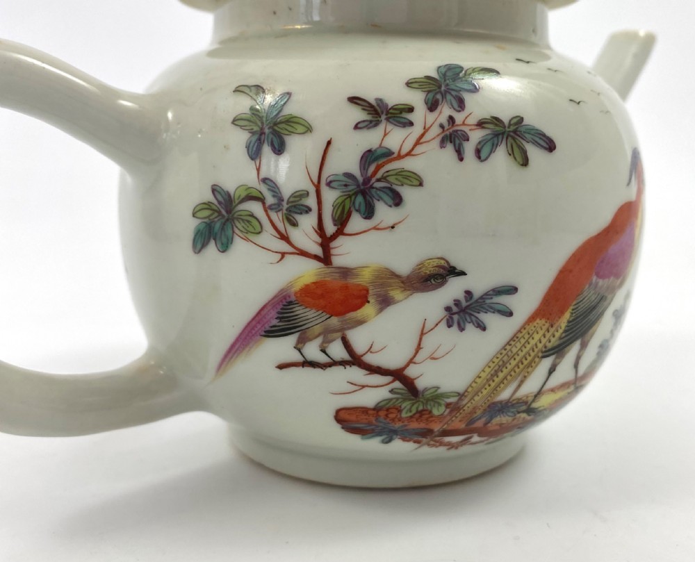 Chinese porcelain teapot. James Giles, London decoration, c. 1765. View XIV