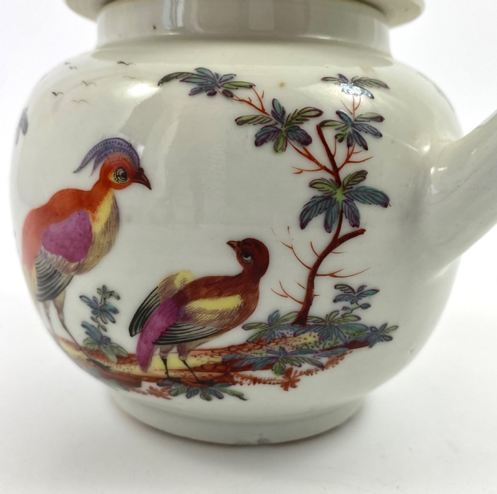 Chinese porcelain teapot. James Giles, London decoration, c. 1765. View XV