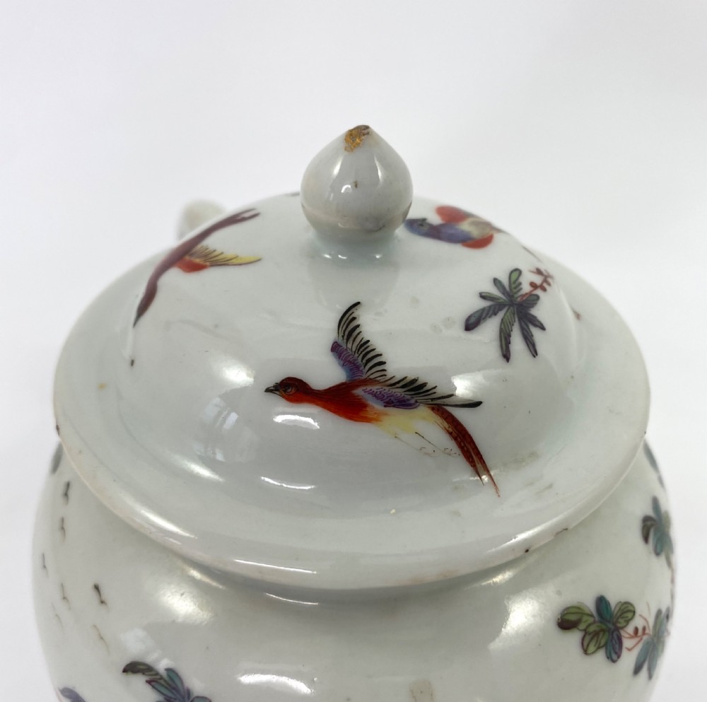 Chinese porcelain teapot. James Giles, London decoration, c. 1765. View XVI