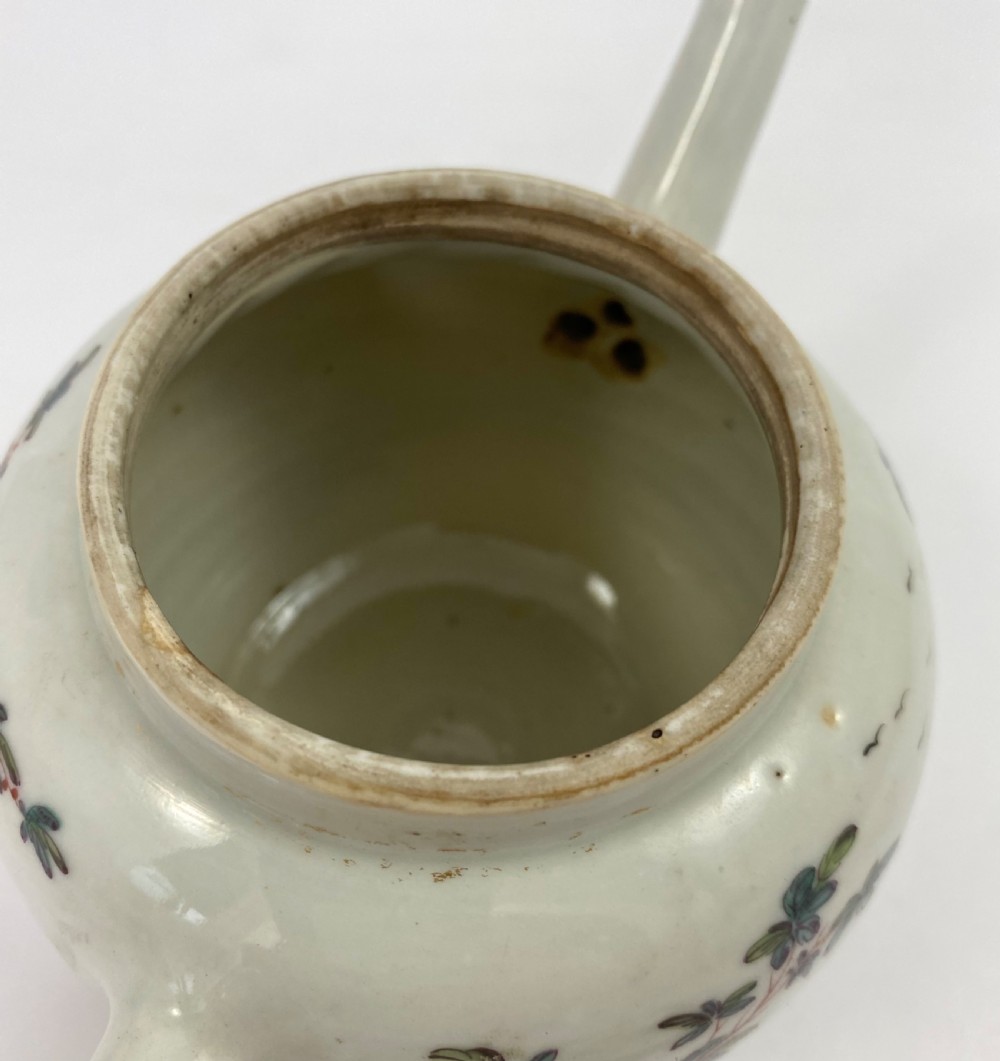Chinese porcelain teapot. James Giles, London decoration, c. 1765. View XVIII