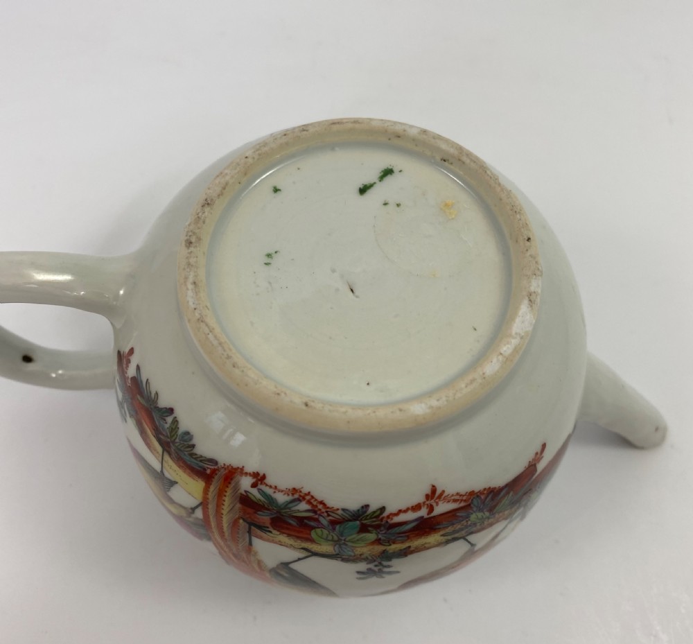Chinese porcelain teapot. James Giles, London decoration, c. 1765. View XIX