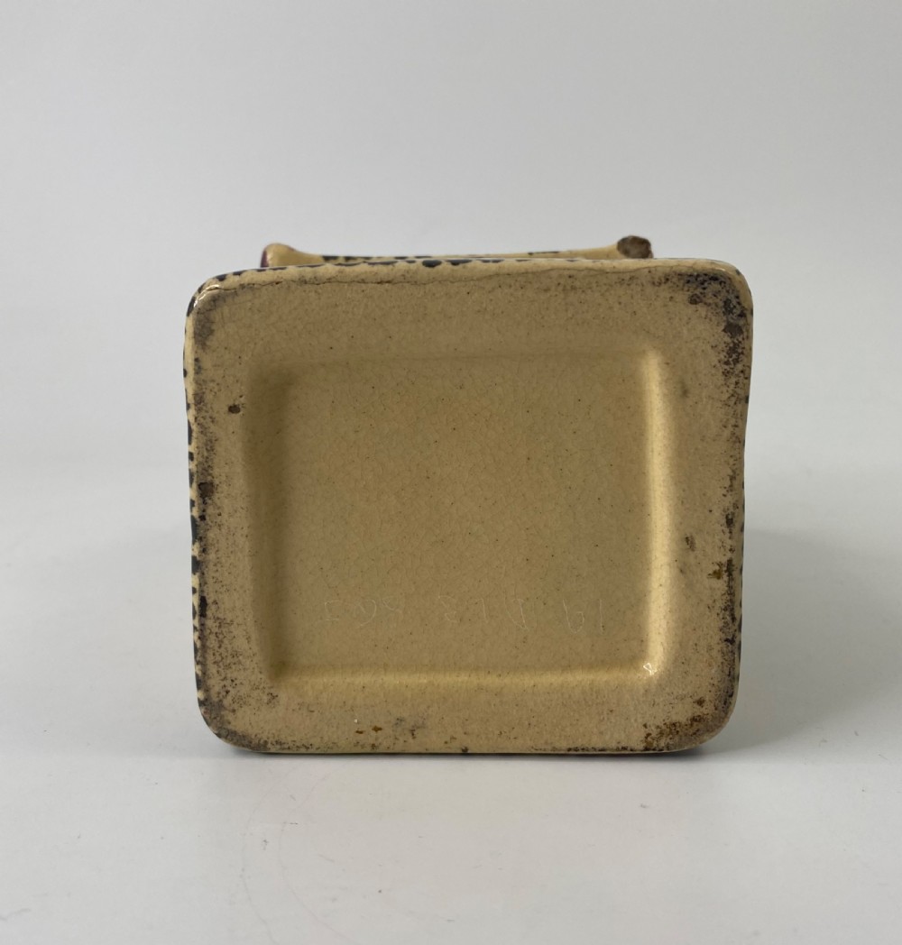 English Prattware cottage money box, c. 1830. View VIII