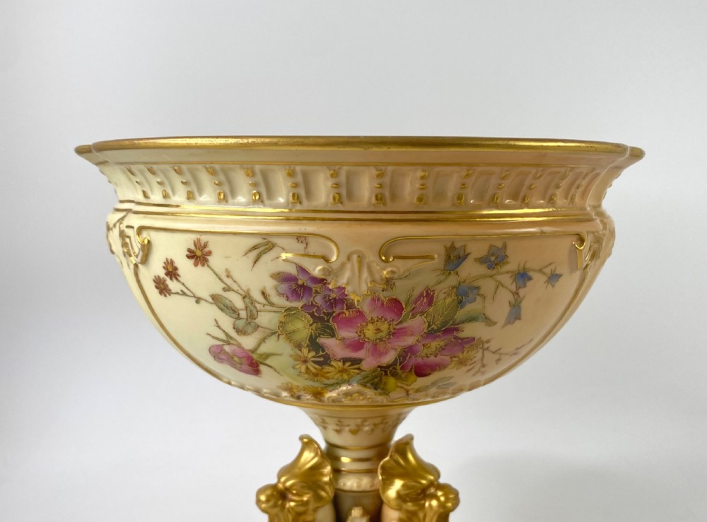 Royal Worcester porcelain ‘Flower Bowl’, dated 1912. View IV