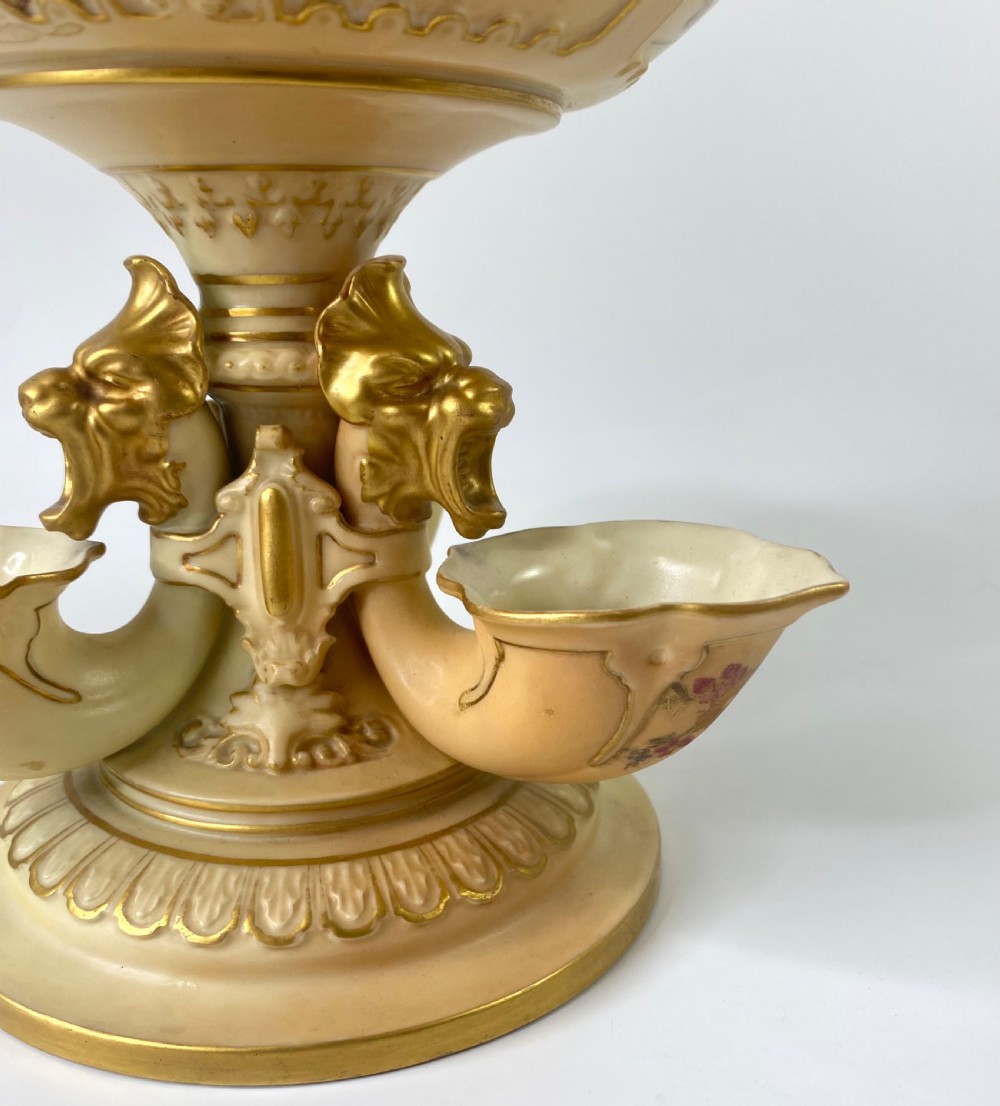 Royal Worcester porcelain ‘Flower Bowl’, dated 1912. View VI