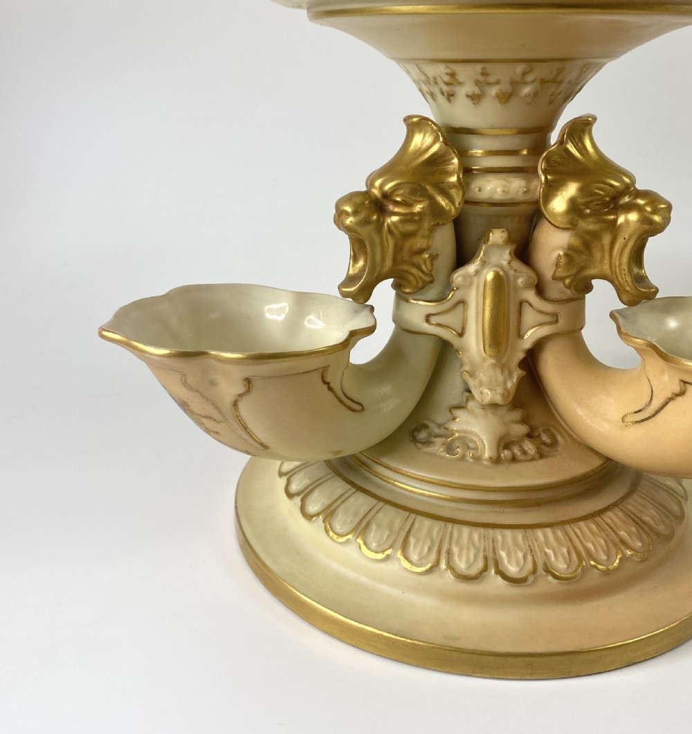 Royal Worcester porcelain ‘Flower Bowl’, dated 1912. View VII