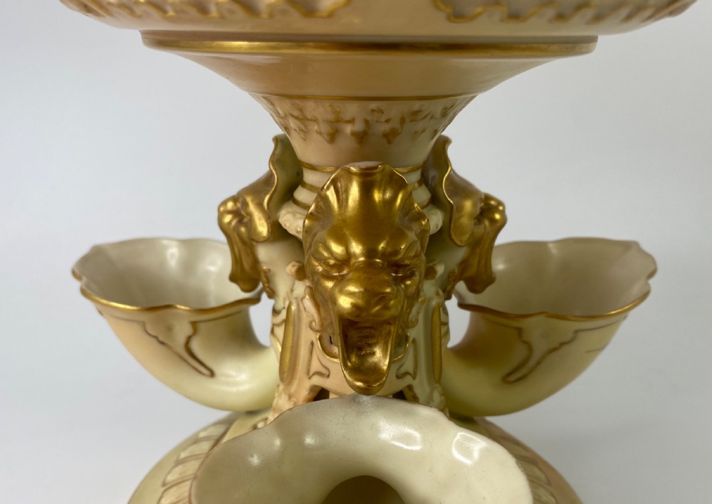 Royal Worcester porcelain ‘Flower Bowl’, dated 1912. View X