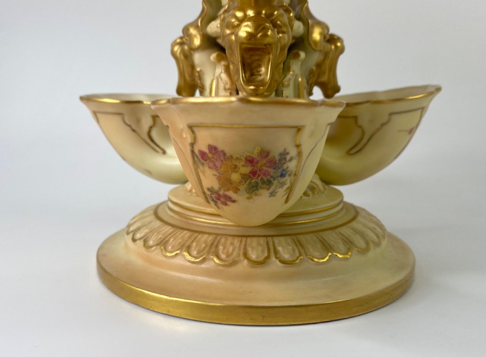 Royal Worcester porcelain ‘Flower Bowl’, dated 1912. View XI