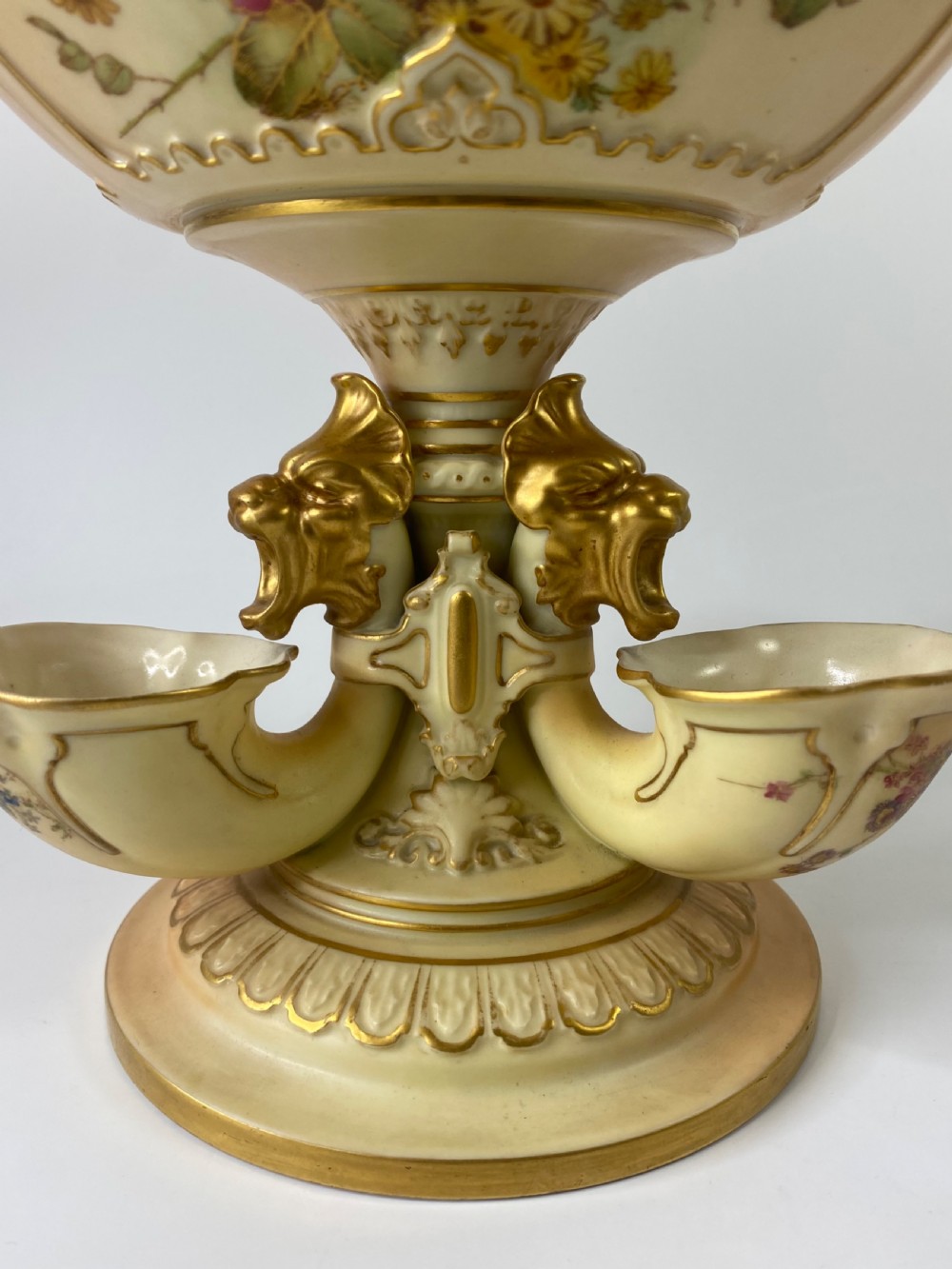 Royal Worcester porcelain ‘Flower Bowl’, dated 1912. View XII