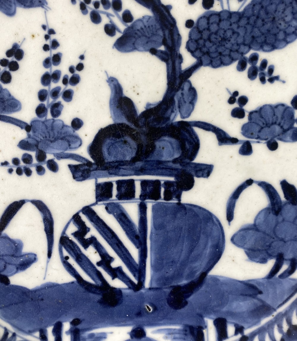 Arita porcelain charger, Genroku Period, Japan, c. 1690.  View III