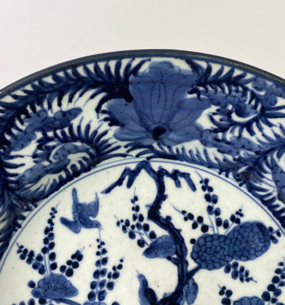 Arita porcelain charger, Genroku Period, Japan, c. 1690.  View IV