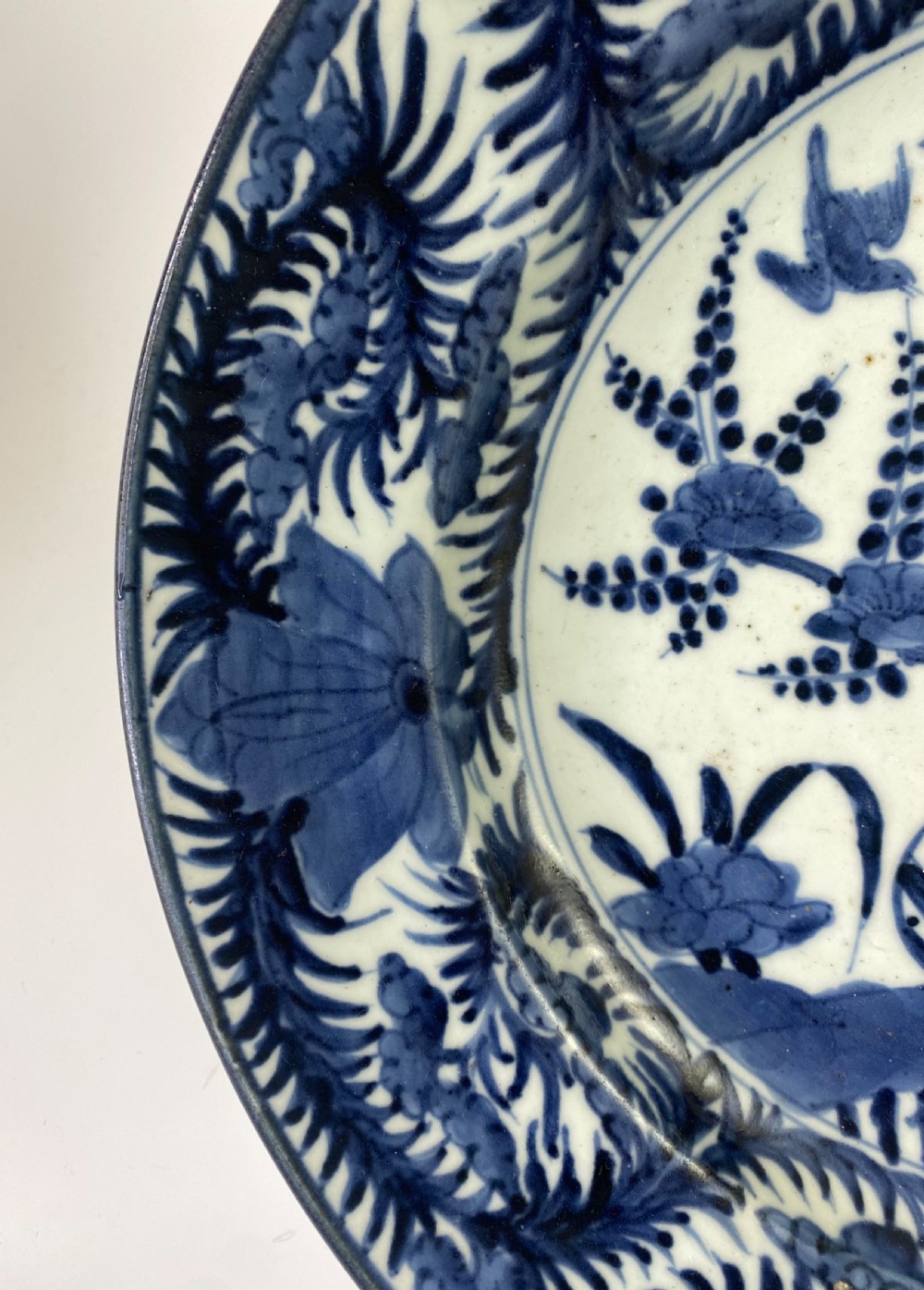 Arita porcelain charger, Genroku Period, Japan, c. 1690.  View VI