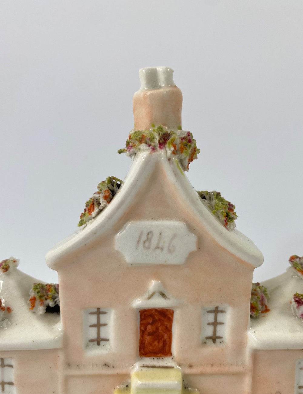 Staffordshire porcelaneous cottage, dated 1846. View II