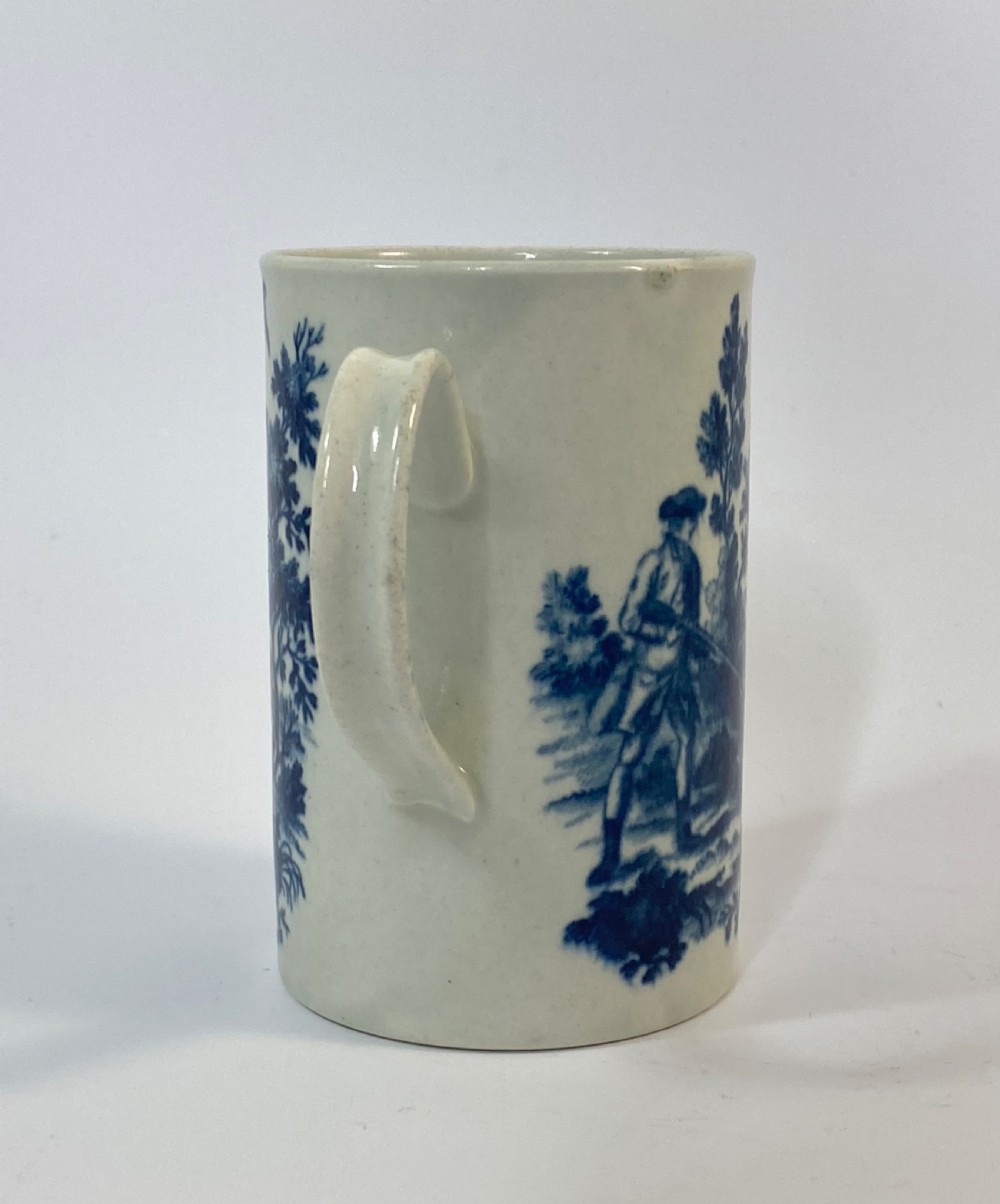 Worcester porcelain Hunting mug, c. 1775. View IV
