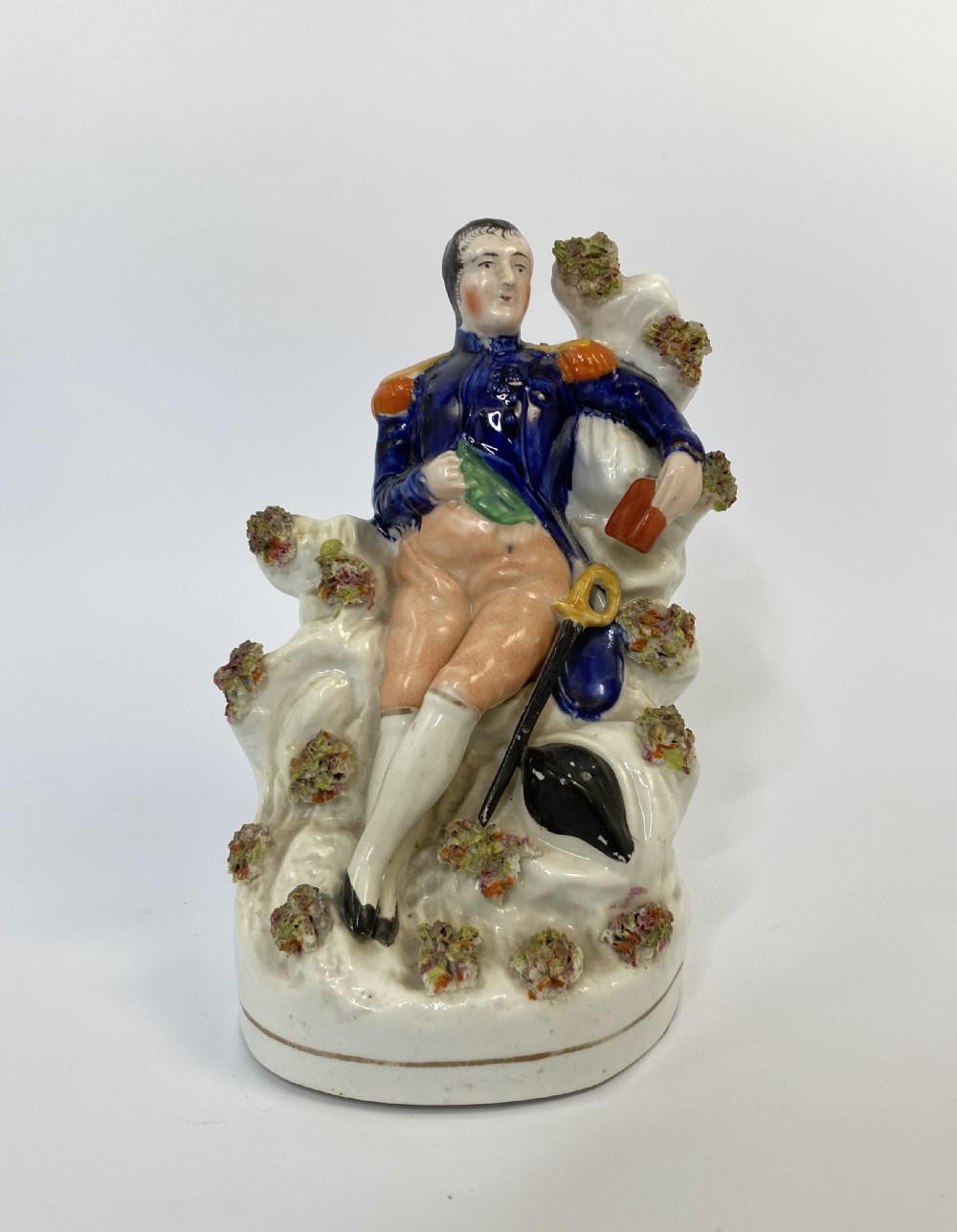 Staffordshire Napoleon on St Helena, c. 1840