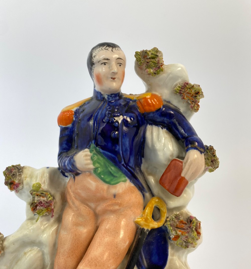 Staffordshire Napoleon on St Helena, c. 1840 View IV
